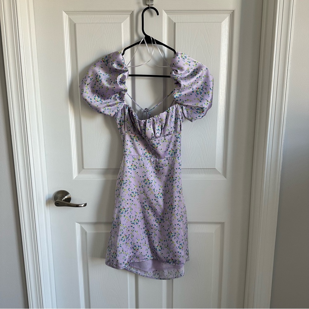 floral mini dress